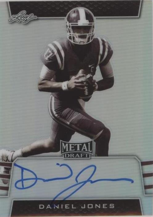2019 Leaf Metal Draft Daniel Jones #SV-DJ1