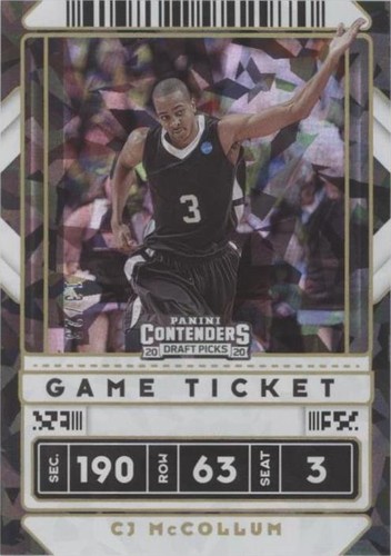 2020-21 Panini Contenders Draft Picks - C.J. McCollum #41