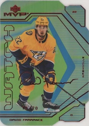 2021-22 Upper Deck Series 2 - David Farrance #135