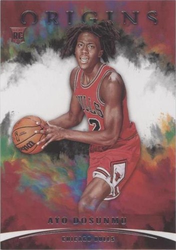 Ayo Dosunmu NBA RC Auto 2021-22 Panini Origins /25 Bulls Rookie