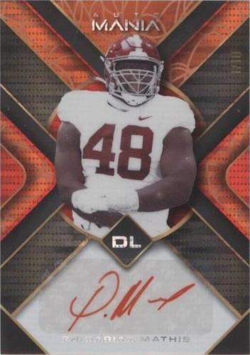 2022 Wild Card Auto Mania Phidarian Mathis #AM-TH35