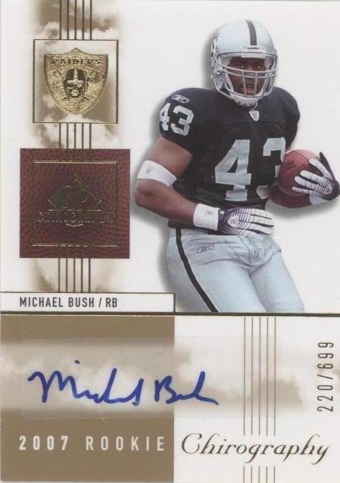 2007 SP Chirography Michael Bush #130