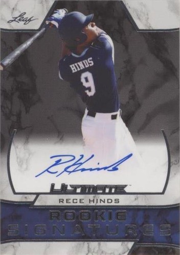 2019 Leaf Ultimate - Rece Hinds #RS-RH1