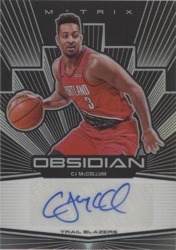 2019-20 Panini Obsidian - C.J. McCollum #MA-CJM