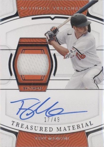 2022 Panini National Treasures - Trey Mancini #TMS-TM