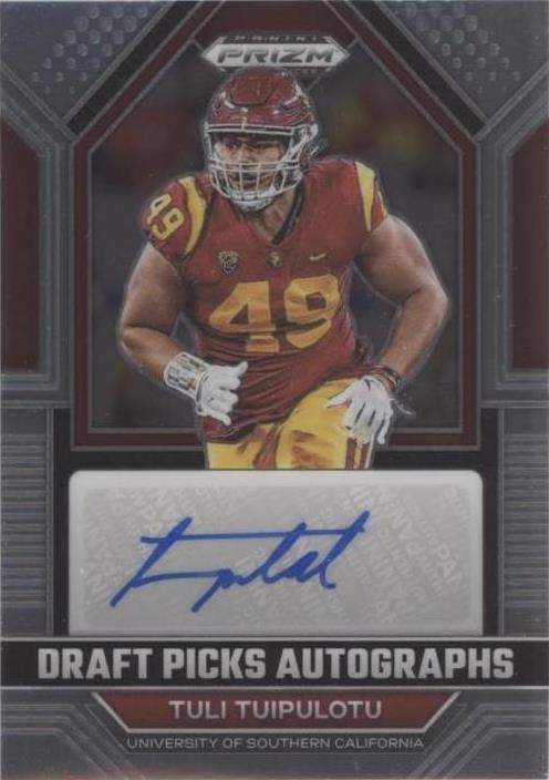 2023 Panini Prizm Draft Picks Tuli Tuipulotu #DPA-TUT