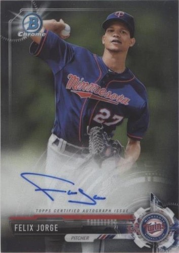 2017 Bowman Chrome - Felix Jorge #CPA-FJ