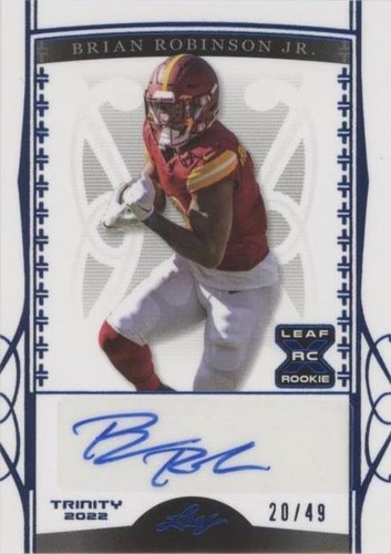 2022 Leaf Trinity Brian Robinson Jr. #BA-BRJ