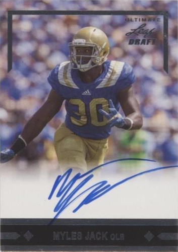 2016 Leaf Ultimate Draft Myles Jack #GLR-MJ1