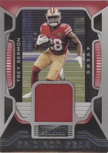 2021 Panini Playbook Trey Sermon #GG-TSE