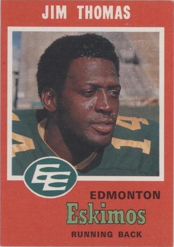 1971 O-Pee-Chee Canadian Football League Jim Thomas #49