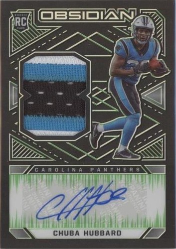 2021 Panini Obsidian Chuba Hubbard #237