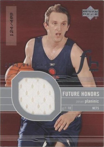 2003-04 Upper Deck Honor Roll - Zoran Planinic #124