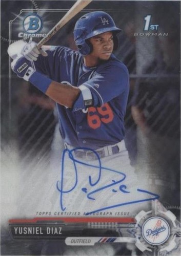 2017 Bowman Chrome - Yusniel Diaz #CPA-YD