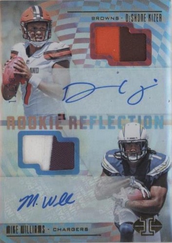 2017 Panini Illusions Deshone Kizer Mike Williams #RA-KW