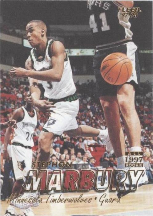 1997 - 98 Fleer - Stephon Marbury #25