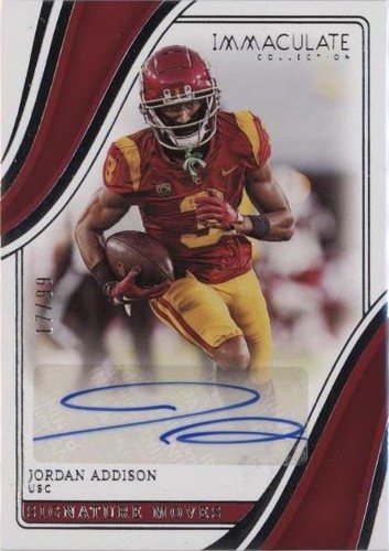 2023 Panini Immaculate Collection Collegiate Jordan Addison #SM-JA