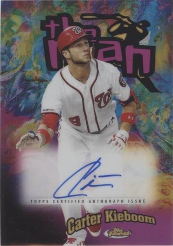 2020 Topps Finest - Carter Kieboom #FTMA-CK