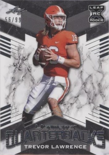 2021 Leaf Ultimate Quarterback Trevor Lawrence #UQ-01