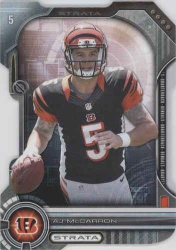 2014 Topps Strata A.J. McCarron #QDC-AM