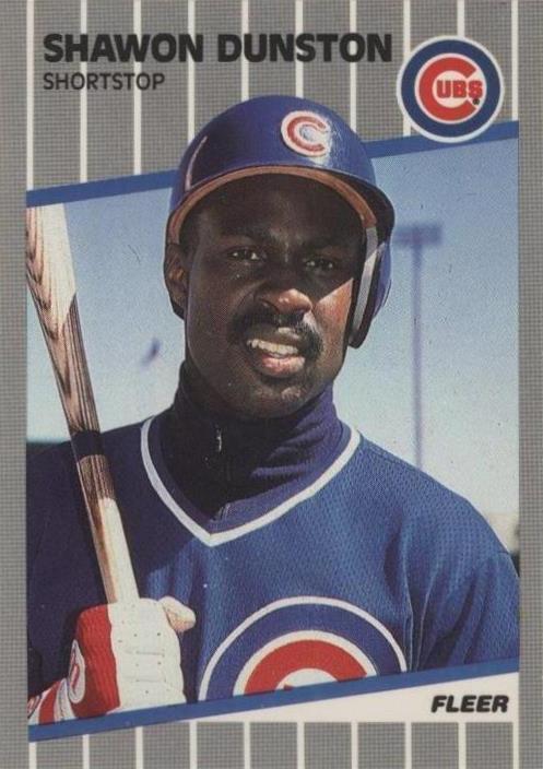 Fleer 1989 - Shawon Dunston #424