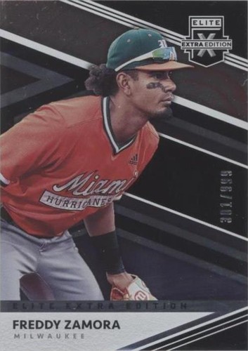 2020 Panini Elite Extra Edition - Freddy Zamora #53