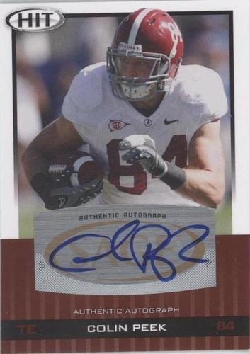 2010 SAGE Hit Colin Peek #A34