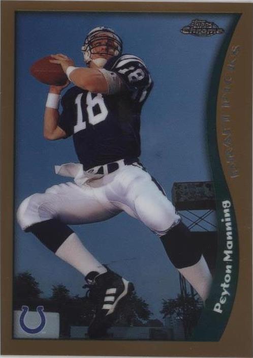 Topps Chrome Peyton Manning #165 1998