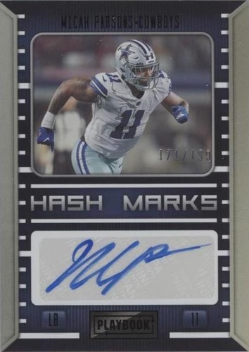 2022 Panini Playbook Micah Parsons #HM-MP