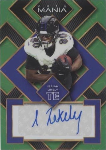 2022 Wild Card Auto Mania Isaiah Likely #AM-SQ15