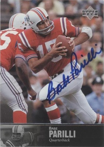 1997 Upper Deck NFL Legends Babe Parilli #AL-152