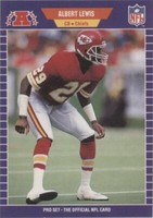 1989 Pro Set Albert Lewis #173