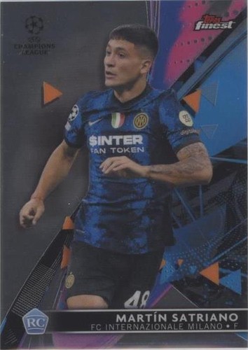 2021-22 Topps Finest UCL Martin Satriano #40