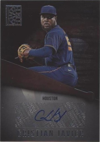 2022 Panini Capstone - Cristian Javier #AU-CJ