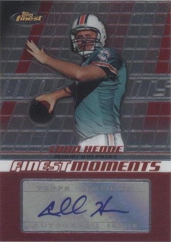 2008 Topps Finest Chad Henne #FMA-CH