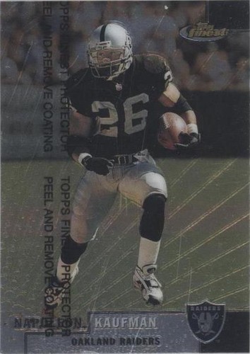 1999 Topps Finest Napoleon Kaufman #41