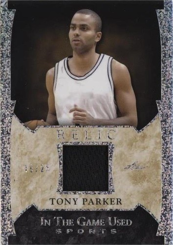2022 Leaf In The Game Used Sports - Tony Parker #GUM-48