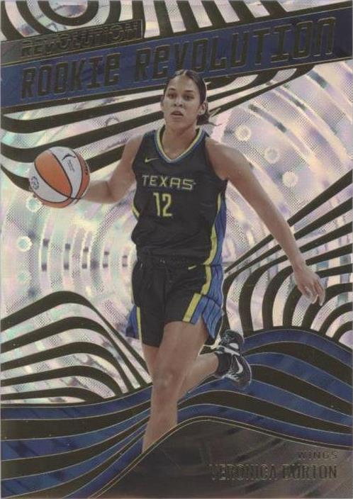 2022 Panini WNBA Revolution #95 Veronica Burton Rookie Card - Dallas Wings Basketball Trading Card