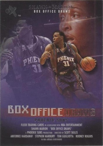 2001-02 EX - Shawn Marion #BD18