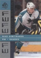 2002-03 SP Authentic - Niko Dimitrakos #213