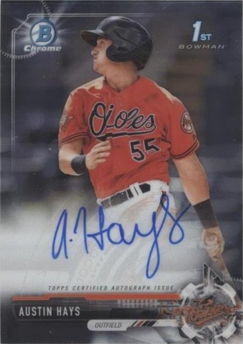 2017 Bowman Chrome - Austin Hays #CPA-AH