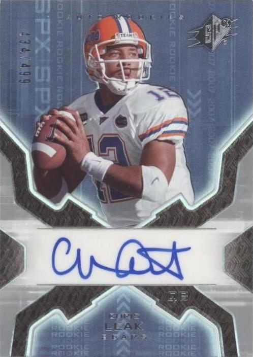 2007 SPx Chris Leak #161