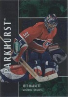 2002-03 In the Game Parkhurst - Jeff Hackett #190