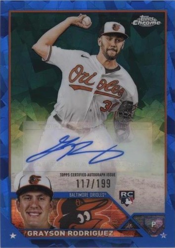 2023 Topps Chrome Update Series Sapphire Edition - Grayson Rodriguez #USA-GR