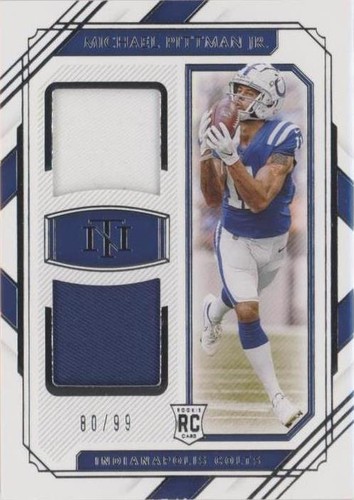 2020 Panini National Treasures Michael Pittman Jr. #RDM-MP