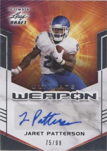 2021 Leaf Ultimate Draft Jaret Patterson #UW-JP1
