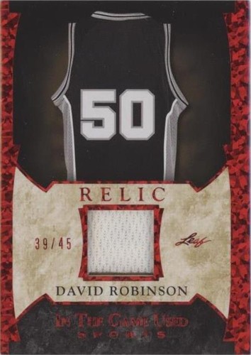 2022 Leaf In The Game Used Sports - David Robinson #GUM-07