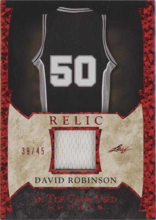 Leaf In The Game 2022 deportes usados - David Robinson #GUM-07