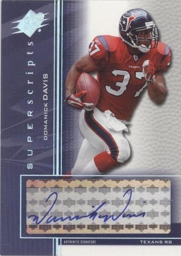 2004 SPx Domanick Davis #SS-DD