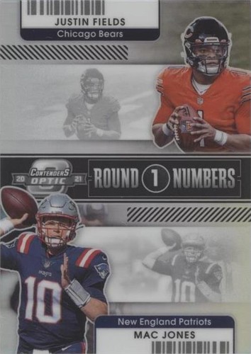2021 Panini Contenders Optic Justin Fields Mac Jones #RN-JFI
